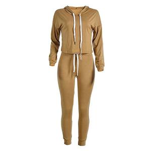 Nouvelle collection de survêtement pour femmes, coupe ajustée, tout neuf, logo personnalisé élégant, survêtement pour femmes uni, écologique - Product Image 3