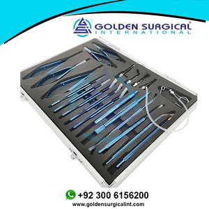 ชุดคีมหนีบกรรไกรออปทาลลิก21ชิ้นทำจากไทเทเนียมอัลลอย - Product Image 4