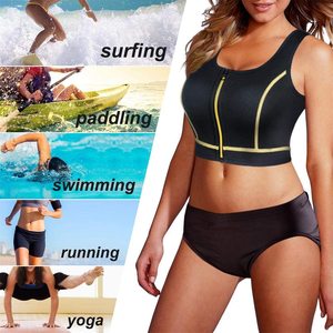 Soutien-gorge de sport américain en Spandex/Nylon à dos croisé, sensation seconde peau, maintien élevé, séchage rapide, avec décoration en cristal, pour le yoga et le fitness - Product Image 5