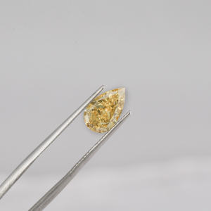 Diamants jaunes de taille poire fantaisie de 3,0 carats, VS1-VS2, cultivés en laboratoire, certifiés par IGI, certifiés, en vrac - Product Image 1
