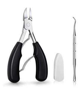 Coupe-ongles en acier inoxydable de qualité médicale pour ongles épais ou incarnés, outil de pédicure, coupe-ongles pour orteils, logo personnalisé - Product Image 1