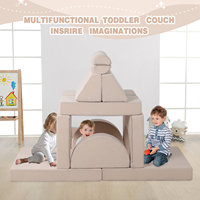 Canapé modulaire pour enfants confortable et moderne, blocs de mousse haute densité pour l'escalade des tout-petits - Utilisation dans le salon, à l'école, respectueux de l'environnement