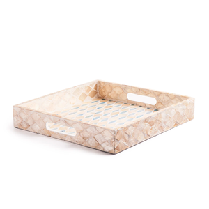 Plateau de service et de rangement décoratif écologique personnalisable en nacre moderne Décoration d'intérieur accrocheuse Vente en gros Vietnam - Product Image 1