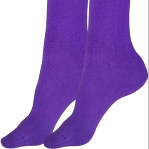 Calcetines atléticos de tubo largo Transpirable Antideslizante Calcetines de fútbol de alta elasticidad Tela de control de humedad - Product Image 1