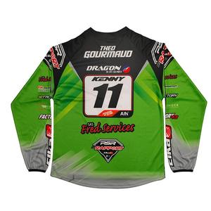 Gran oferta de camisetas de ciclismo por sublimación para hombre, cremallera completa, Material de poliéster 100%, logotipo personalizado de alta calidad para hombre - Product Image 5