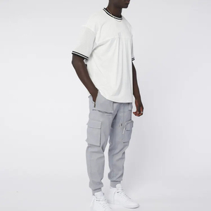 Top demandado Overall Cargo Pant and Trouser Hecho de 100% algodón con bolsillo con solapa logotipo personalizado Impresión de pantalones de hombre Pantalones para hombres - Product Image 5