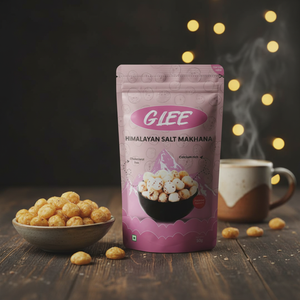 Nueces Saladas Makhana de Sal Rosa del Himalaya 50g en Bolsa Doypack Bajas en Grasa 100% Vegetarianas Horneadas Saludables - Product Image 3