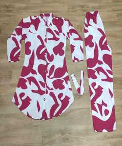 Fusion de style pakistanais Salwar Kameez Fusion de style traditionnel et moderne Créer un kurta choli de mode chic et élégant - Product Image 4