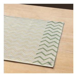 Triple Toned Diamond Digital Printed 100% Organic Cotton GOTS Certificate Wholesale High grade Fast Dispatch Woven Table Pads - Product Image 5