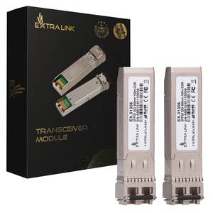 Module Extralink SFP28 25G (lot de 2), 25 Gbit/s, LC/UPC Duplex, 850 nm, 100 m, Multimode, DOM - Product Image 1