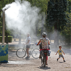 Climext-Mástiles de nebulización Inox de alta presión, versátiles, Kheops, equipo de entretenimiento fresco al aire libre, permisible para pasajeros - Product Image 4