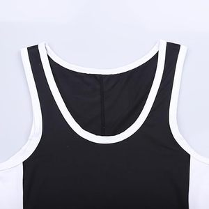 ชุดซิงเกิลเล็ตสำหรับนักมวยปล้ำแบบพรีเมียม ผลิตจากโรงงาน สำหรับทุกเพศ แบบไม่มีแขน ชุดบอดี้สูทสำหรับเล่นกีฬา แบบกลับด้านได้ ชุดกีฬาสำหรับฝึกซ้อม - Product Image 5