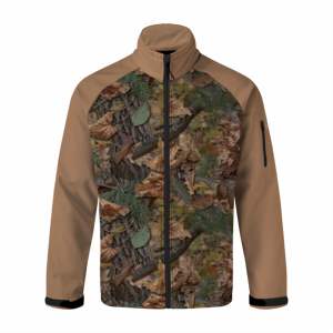 Chaqueta de caza al aire libre duradera de alta calidad chaqueta Softshell a prueba de viento chaquetas de caza de camuflaje para hombre - Product Image 5