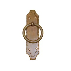 Aldaba de puerta de hierro fundido negro para puerta principal, aldaba de puerta decorativa, pieza de hardware - Product Image 3