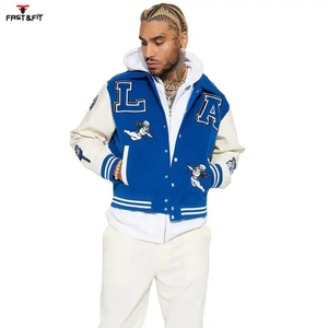 Hot Selling Winter Bomber <b>Jacket</b> Embroidered <b>Jacket</b> Varsity <b>Jacket</b> Custom Winter College Baseball <b>jacket</b> for <b>men</b> - Product Image 2