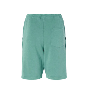 กางเกงขาสั้นผู้ชายผ้าฝ้าย OEM มีกระเป๋า กางเกงออกกำลังกายลำลองทรงหลวม ย้อมสีแบบวอช กางเกงวิ่ง กางเกงออกกำลังกายสำหรับผู้ชาย - Product Image 3