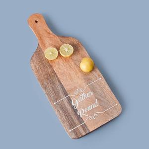 Tabla de Cortar de Madera con Mango, Apta para Lavavajillas, Ecológica, Antibacteriana, de Resina, Tabla de Queso de Alta Calidad - Product Image 2