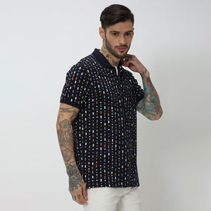 100% poliéster personalizado para hombre para Polo camiseta de secado rápido transpirable Jersey sólido estilo informal impreso sublimación diseño de talla grande - Product Image 5