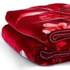 Warm Printed Polyester Mink Blanket Soft Double <b>Bed</b> Mink Blanket Wine for Heavy Winter Double Mink Blanket by hi - Product Image 1
