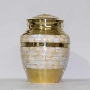 Urne funéraire moderne de style européen et américain en métal pour les cendres humaines et d'animaux de compagnie, personnalisable, pour le rangement à domicile - Product Image 5