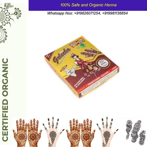 Cônes de crème au henné ayurvédique authentique indien |   Qualité supérieure sans ammoniaque |   Ingrédients naturels pour l'exportation en gros |   Couleur - Product Image 3