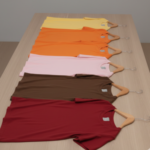 Ensemble de six chemises unisexes, matière de qualité supérieure, t-shirts à manches courtes, prix de gros, t-shirts très demandés - Product Image 6