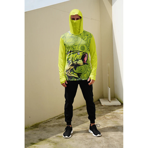 Sudadera de Pesca Personalizada de Manga Larga Tallas Grandes con Protección UV UPF50, Antibacteriana, de Secado Rápido, Impermeable y Transpirable - Product Image 1