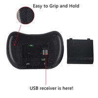 I8 Remote Control 2.4g Mouse Nirkabel Remote Air Mouse Mini Keyboard Nirkabel TV Lampu Latar Warna Touchpad Keyboard Genggam PC