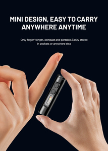 Đèn pin EDC WAIORD 1000 Lumens siêu sáng, màu đen, sạc lại được, nhỏ gọn, đèn pin chiến thuật di động, có nam châm - Product Image 6