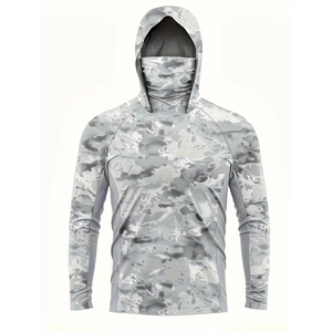 Diseño Original Sublimación Ropa de pesca Sudaderas con capucha de manga larga para pesca Escalada Caza Sudaderas con capucha de pesca de secado rápido - Product Image 1