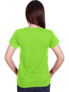 2025 été à la mode à manches courtes tricoté T-Shirt pour les femmes Slim-Fit motif solide avec technique brodée dames t-shirts - Product Image 6