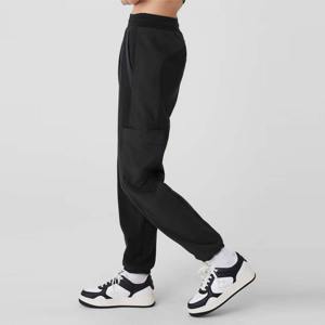 Oversized Joggers for Plus Size Women High Quality Cotton <b>Track</b> Pants with Flat Front Style Street Wear for Winter - Product Image 6