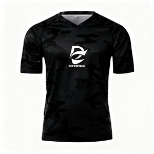 Jersey de Ciclismo MTB de Primera Calidad con Estampado de Camuflaje Multicolor, Ligero, Anti-UV, de Secado Rápido y Transpirable para Ciclismo de Montaña - Product Image 3