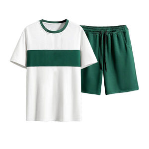 Nuevos conjuntos cortos personalizados Fabricación de ropa de diseño transpirable 100% Algodón French Terry Ropa informal Tamaño cómodo - Product Image 1