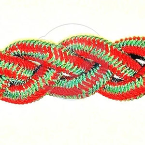 Aiguillettes de uniformes de color sólido hechos a medida Material de nailon y poliéster de estilo único fabricado directamente en Pakistán - Product Image 2