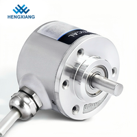 Codificador Rotatorio Incremental Compatible E40S6-1000-3-T-24, 1000PPR, Eje de 6mm, DC12-24V, ABZ, Clasificación IP65, Montaje con Placa de Resorte