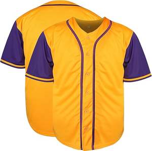 Camiseta de Béisbol a Rayas Sublimada 100% Poliéster Personalizada, Uniforme de Béisbol de Nuevo Diseño Hecho a Medida en Venta - Product Image 6