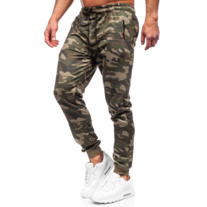 Peso pesado algodón poliéster cepillado hombres Cargo Joggers personalizado pantalones de hombre, recto, rayas curvas - Product Image 4