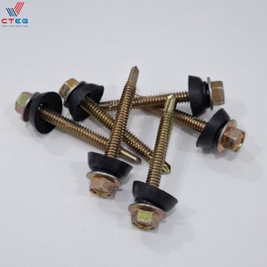 Vis de perçage d'individu de toiture avec le type antirouille de longue durée de rondelle d'EPDM - Product Image 1