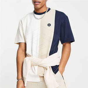 Camiseta de hombro caído de gran tamaño de alta calidad para hombres Logotipo personalizado impreso en camiseta en blanco de peso pesado - Product Image 1