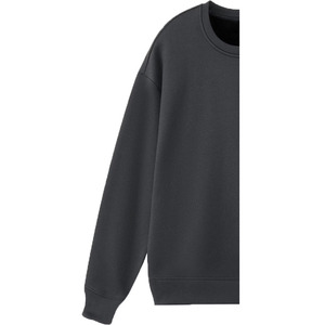 Sweat-shirt à col rond en molleton 100% coton de qualité supérieure pour homme, marque personnalisée, écologique, respirant, design imprimé en relief, 240g - Product Image 6