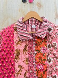 แจ็กเก็ตผ้าฝ้ายโบฮีเมียนลายดอกไม้, เสื้อโค้ทกันซ้ำได้สำหรับฤดูใบไม้ร่วงฤดูหนาว - Product Image 3