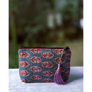 Bolsa Boho chic bordada para esenciales de viaje Bolsa Boho ecológica hecha de materiales reciclados - Product Image 4