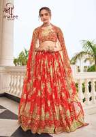 Lehenga Choli en faux georgette imprimé numérique, nouvelle collection, best-seller, tenue glamour pour femmes, prêt à porter