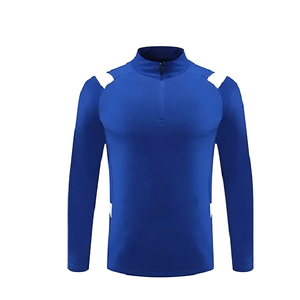 Ensemble de survêtements d'entraînement pour hommes, tenue de sport deux pièces, combinaison de jogging avec veste, vêtements de sport pour entraînement athlétique, service OEM et ODM - Product Image 1