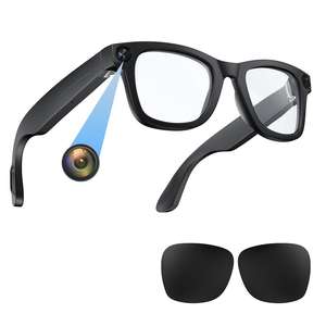 Gafas Inteligentes con Cámara IA de 8MP, Llamadas Bluetooth, Traducción IA, Reconocimiento, Grabación de Video 1080P, Transferencia Wifi y Traducción - Product Image 1