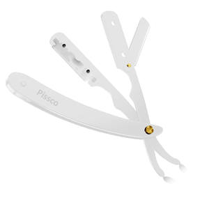 มีดโกนหนวดแบบพับได้สำหรับผู้ชาย เครื่องมือโกนหนวด กำจัดขน โกนผม ใบมีดโกนสแตนเลสแบบแมนนวล - Product Image 2