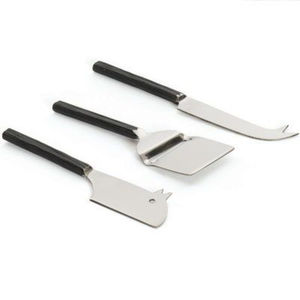 Juego de cubiertos de acero inoxidable de alta calidad, juego de cubiertos de nuevo aspecto, juego de queso, utensilios de cocina de bambú para servir alimentos - Product Image 2