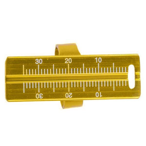 Regla de dedo dental Endo Gauge Span Medida Escala Anillo ORO - Product Image 4