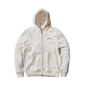 Sudadera con capucha y cremallera de cara completa para hombre de alta calidad para invierno Logotipo personalizable Bajo MOQ - Product Image 1